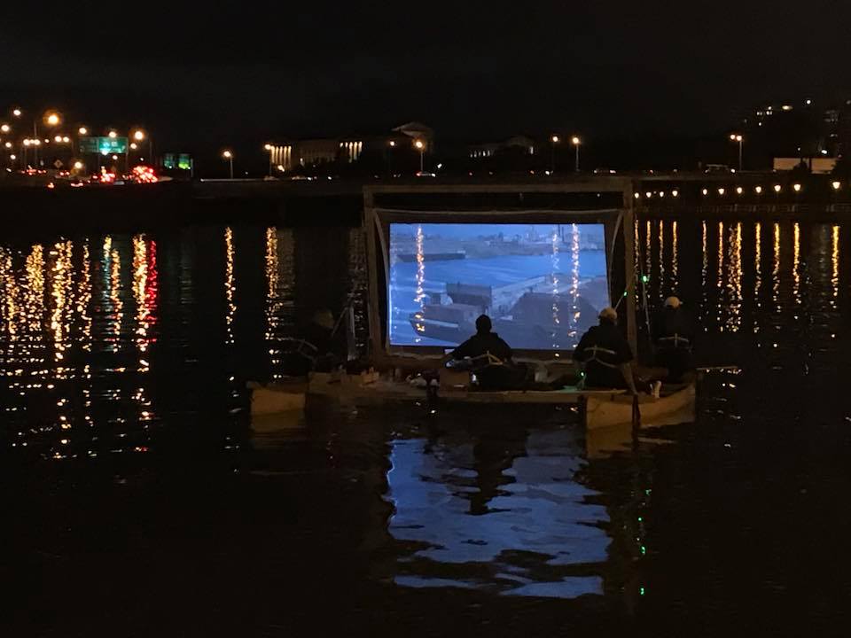 Floating Archives on Schuykill River