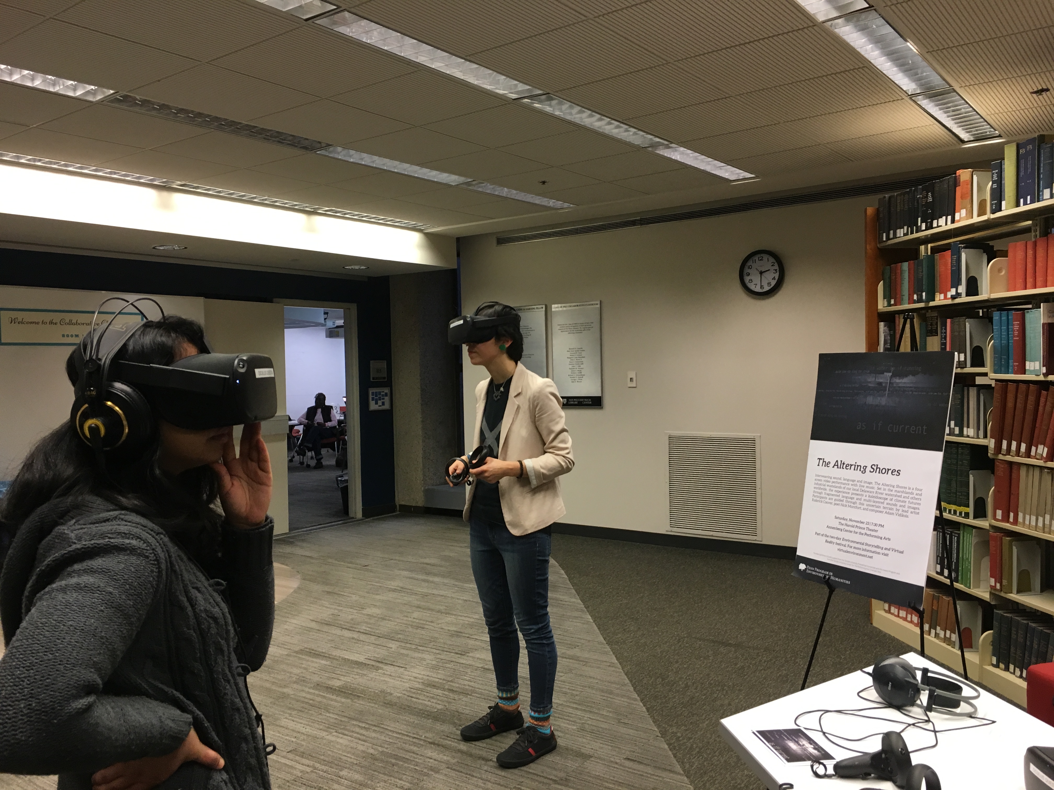 users trying out VR experiences