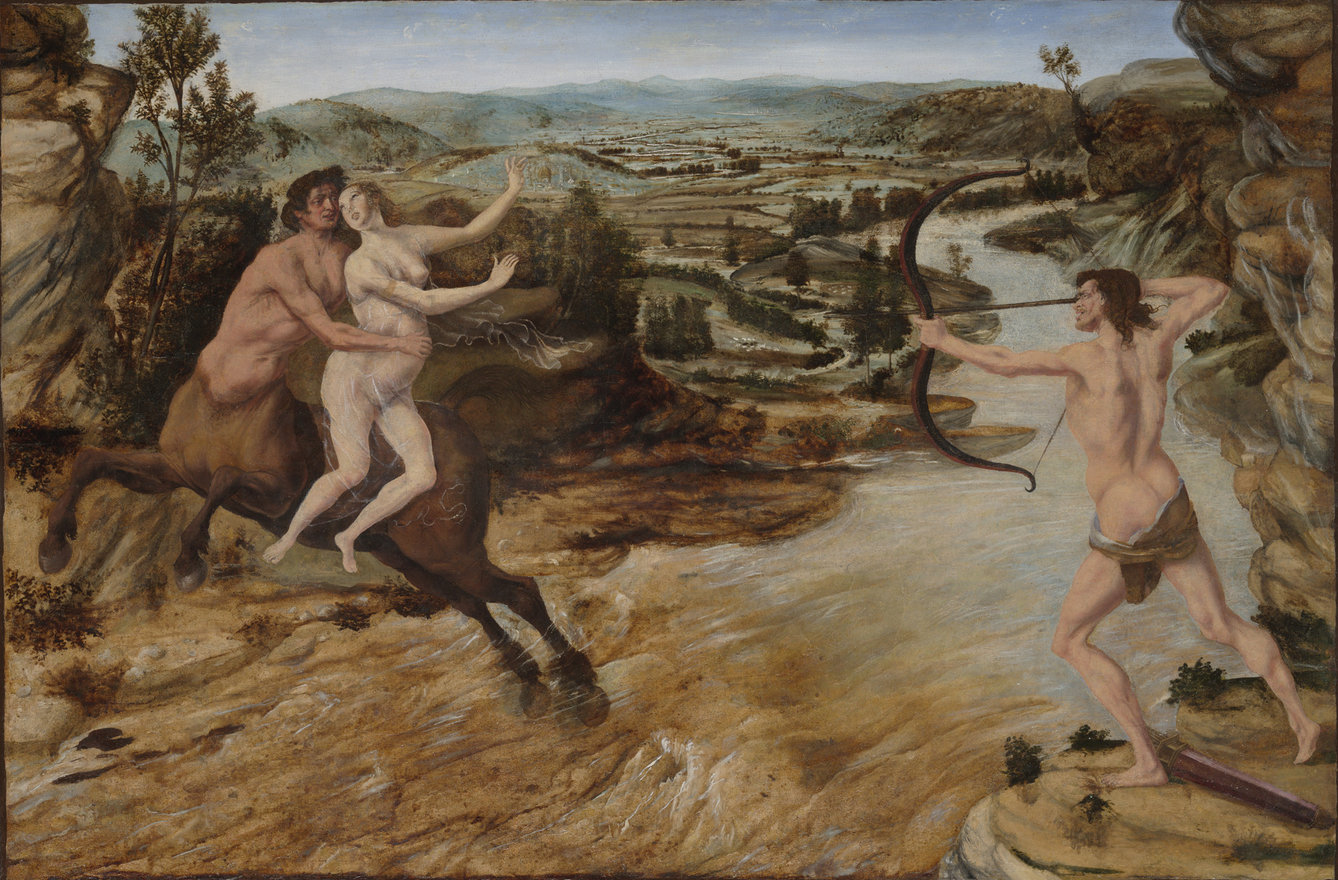 Antonio del Pollaiulo/Hercules and Deianira (Yale University Art Gallery)