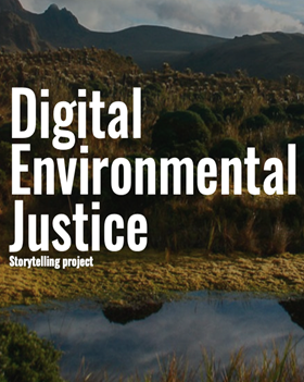 Screenshot from Digital Environmental Justice website in Colombia