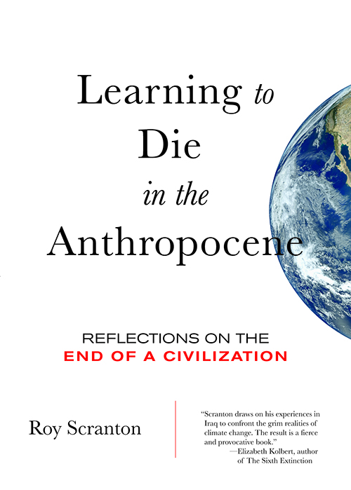 book cover for Learning to Die in the Anthropocene
