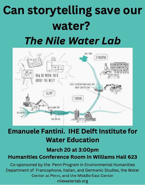 Can storytelling save our water? event poster