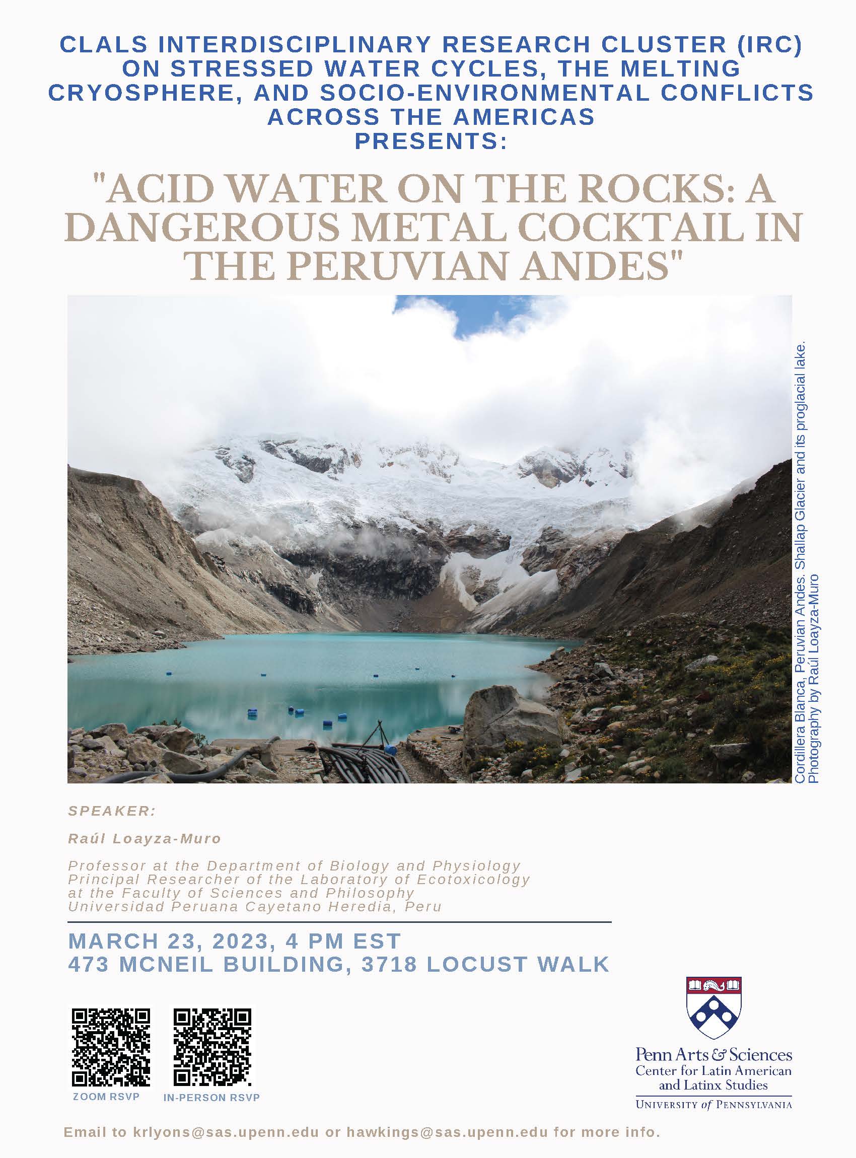 Acid water poster