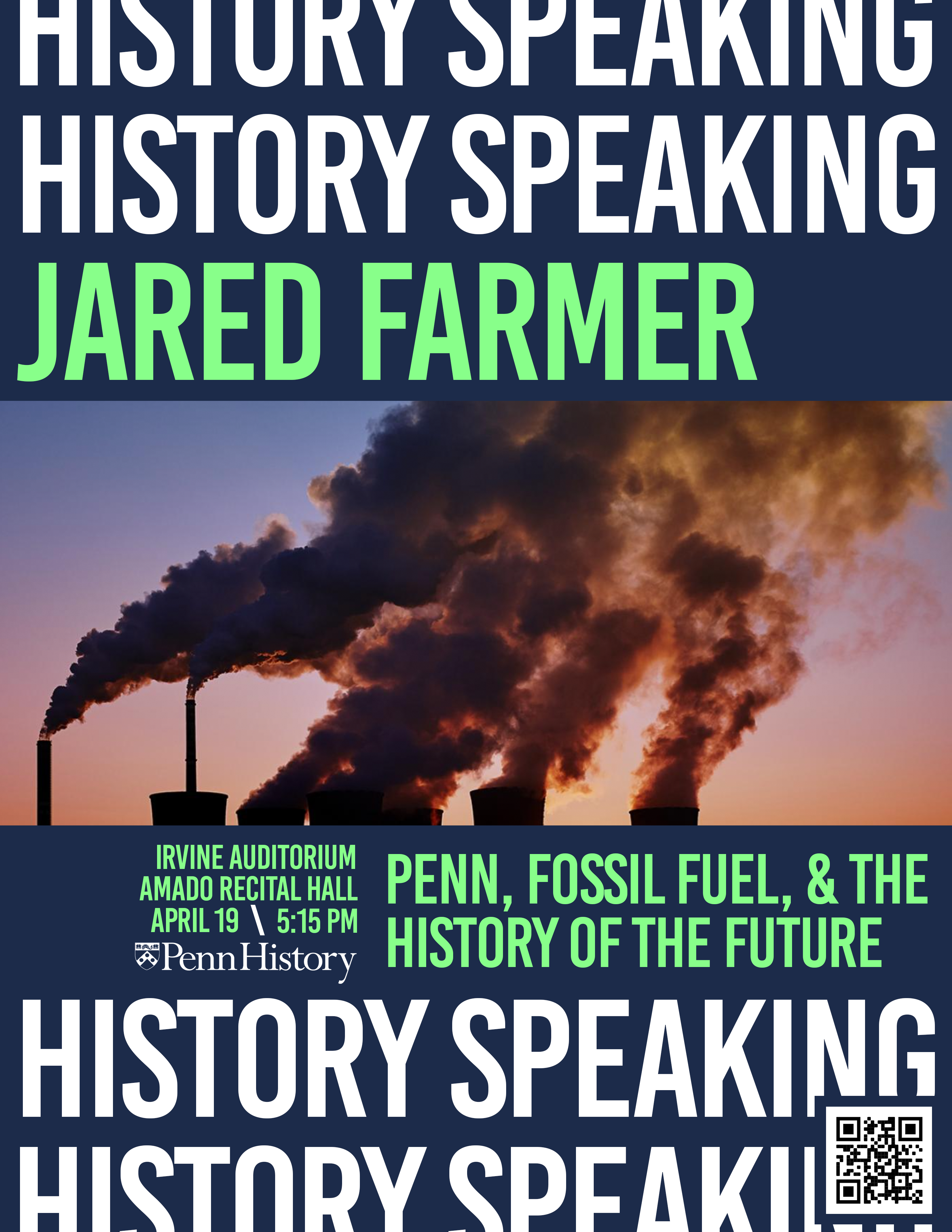History Speaking: Jared Farmer poster