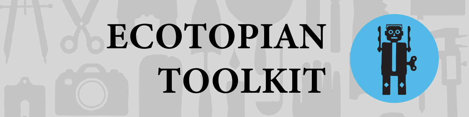 "Ecotopian Toolkit" logo.