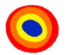 colorful concentric circles logo