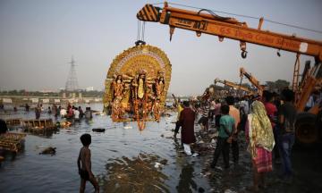 The Ganges River. Qadri, Atlaf. & AP. “Durga Puja festival on the Yamuna river, one of the rivers granted status of living human entities by the Uttarakhand court.” Found, The Guardian, 12 June 2017, https://www.theguardian.com/world/2017/mar/21/ganges-and-yamuna-rivers-granted-same-legal-rights-as-human-beings