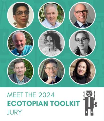 Text, " Meet the 2024 Ecotopian Toolkit Jury."